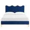 Current Performance Velvet Twin Platform Bed / MOD-6727