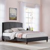 Alessi Performance Velvet Queen Platform Bed / MOD-6284