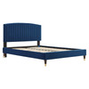 Alessi Performance Velvet Queen Platform Bed / MOD-6284