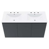 Bryn 48" Wall-Mount Double Sink Bathroom Vanity / EEI-5781