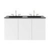 Bryn 48" Wall-Mount Double Sink Bathroom Vanity / EEI-5781