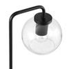 Silo Glass Globe Glass and Metal Table Lamp / EEI-5617