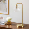 Silo Glass Globe Glass and Metal Table Lamp / EEI-5617