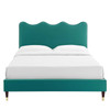 Current Performance Velvet Twin Platform Bed / MOD-6728