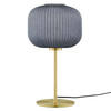 Reprise Glass Sphere Glass and Metal Table Lamp / EEI-5622
