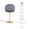 Reprise Glass Sphere Glass and Metal Table Lamp / EEI-5622