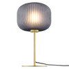 Reprise Glass Sphere Glass and Metal Table Lamp / EEI-5622