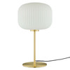 Reprise Glass Sphere Glass and Metal Table Lamp / EEI-5622