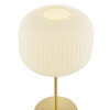 Reprise Glass Sphere Glass and Metal Table Lamp / EEI-5622