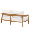 Brisbane Teak Wood Outdoor Patio Loveseat / EEI-5601