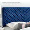 Roxanne Performance Velvet Queen Platform Bed / MOD-6285