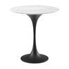 Lippa 20" Round Artificial Marble Side Table / EEI-5690