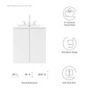 Bryn 24" Wall-Mount Bathroom Vanity / EEI-5777
