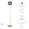 Reprise Glass Sphere Glass and Metal Floor Lamp / EEI-5623