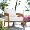 Brisbane Teak Wood Outdoor Patio Armchair / EEI-5602