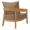 Brisbane Teak Wood Outdoor Patio Armchair / EEI-5602