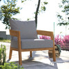 Brisbane Teak Wood Outdoor Patio Armchair / EEI-5602