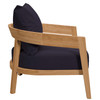 Brisbane Teak Wood Outdoor Patio Armchair / EEI-5602