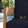 Brisbane Teak Wood Outdoor Patio Armchair / EEI-5602