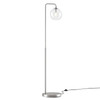 Silo Glass Globe Glass and Metal Floor Lamp / EEI-5616