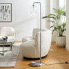 Silo Glass Globe Glass and Metal Floor Lamp / EEI-5616