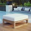 Upland Outdoor Patio Teak Ottoman / EEI-2708