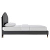 Daisy Performance Velvet Queen Platform Bed / MOD-6288