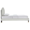 Daisy Performance Velvet Queen Platform Bed / MOD-6288