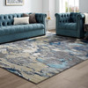 Entourage Foliage Contemporary Modern Abstract 8x10 Area Rug / R-1172-810