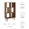 Transmit 5 Shelf Wood Grain Bookcase / EEI-5743