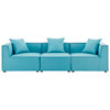 Saybrook 3-Piece Outdoor Patio Upholstered Sectional Sofa / EEI-4379