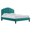 Daisy Performance Velvet Twin Platform Bed / MOD-7043