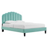 Daisy Performance Velvet Twin Platform Bed / MOD-7043
