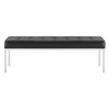 Loft Tufted Vegan Leather Bench / EEI-3397