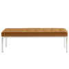 Loft Tufted Vegan Leather Bench / EEI-3397