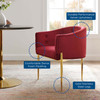 Savour Tufted Performance Velvet Accent Chair / EEI-3903