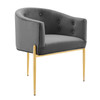 Savour Tufted Performance Velvet Accent Chair / EEI-3903