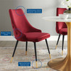 Adorn Tufted Performance Velvet Dining Side Chair / EEI-3907