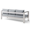 Shore Outdoor Patio Aluminum Sofa / EEI-3917