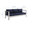 Shore Outdoor Patio Aluminum Sofa / EEI-3917