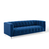 Mesmer Channel Tufted Button Performance Velvet Sofa / EEI-3882