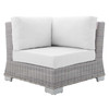 Conway Sunbrella® Outdoor Patio Wicker Rattan Corner Chair / EEI-3970