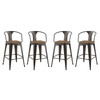 Promenade Bar Stool Set of 4 / EEI-3955