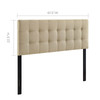 Lily Queen Upholstered Fabric Headboard / MOD-5041