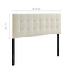 Lily Queen Upholstered Fabric Headboard / MOD-5041