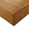 Bartlett Vegan Leather Armless Chair / EEI-4399