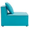 Saybrook Outdoor Patio Upholstered 5-Piece Sectional Sofa / EEI-4384