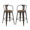 Promenade Bar Stool Set of 2 / EEI-3954