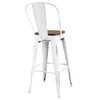 Promenade Bar Stool Metal Set of 4 / EEI-3951