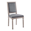 Court French Vintage Performance Velvet Dining Side Chair / EEI-4662